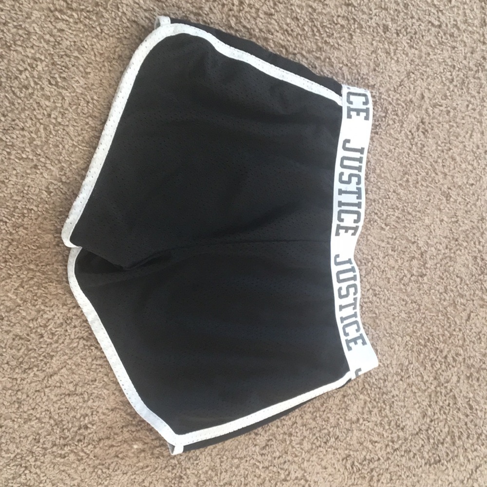 Girls athletic black shorts - Picture 3 of 3